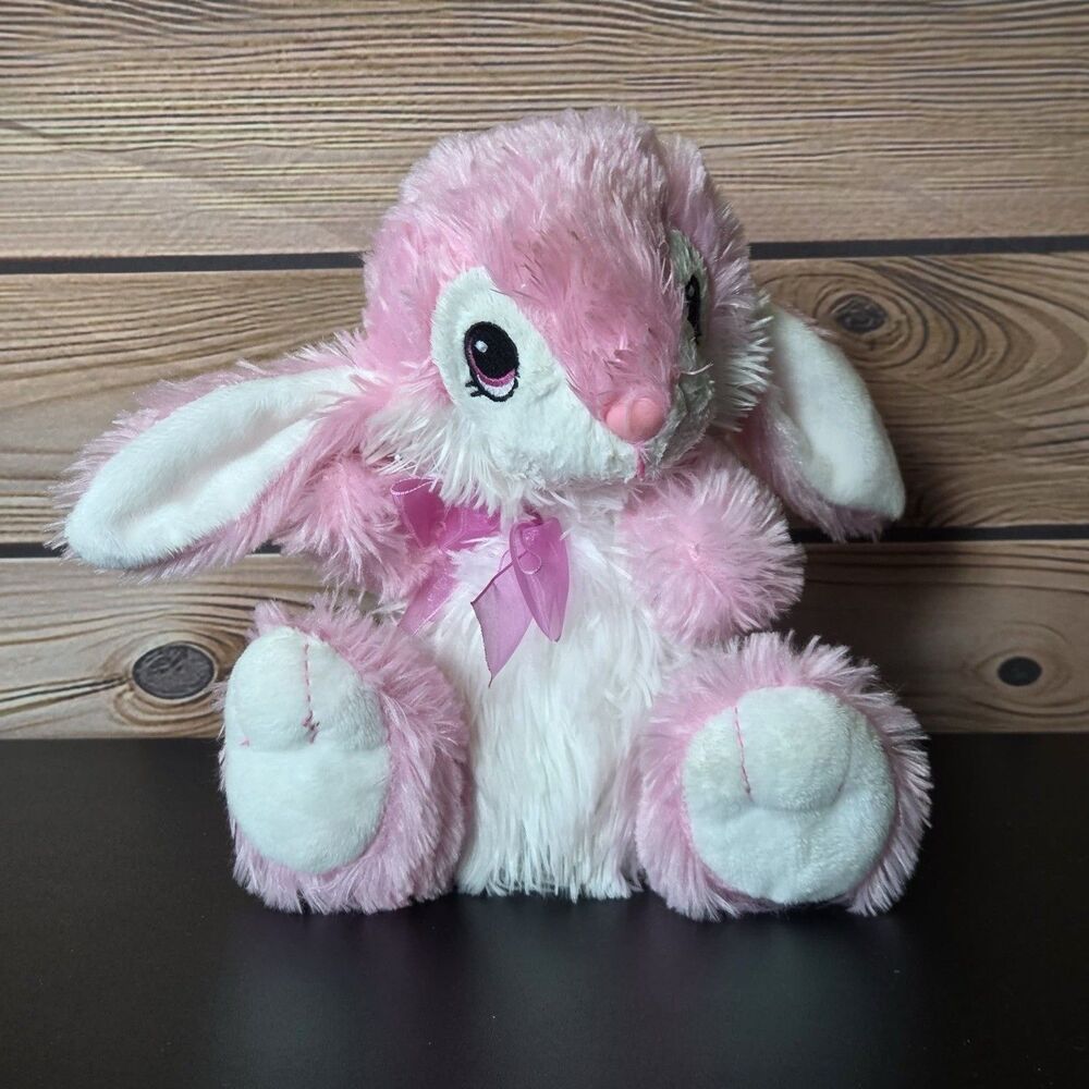 Dan Dee 8" Super Soft Floppy Ears Pink Bunny Rabbit Plush Collectors Choice